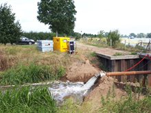 Foto Pompen van Maaswater naar Sambeekse Uitwatering en Oeffeltse Raam 080819 Foto Pompen van Maaswater naar Sambeekse Uitwatering en Oeffeltse Raam 080819