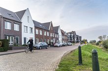 Foto van de Koninginnedijk in Grave