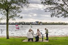 Foto van de Kraaijenbergse Plassen