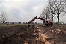 Werkzaamheden waterberging Drunen Werkzaamheden waterberging Drunen