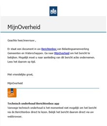 Voorbeeld Phishingmail