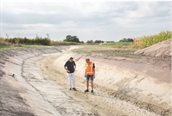 De Kleine Aa bij Someren is volledig opgedroogd