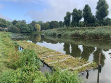 Herinrichting Graafsche Raam, drijvend eiland (oktober 2023)