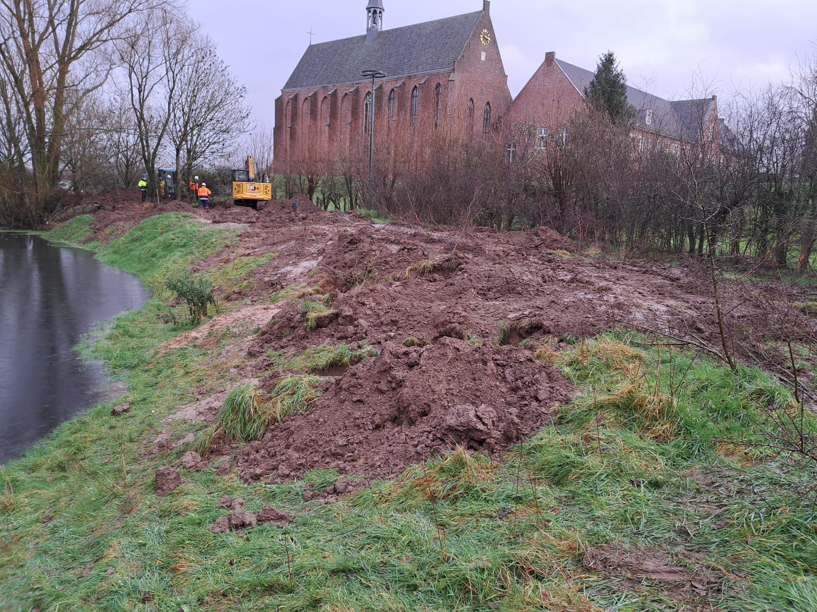 Dassenburcht Sint Agatha ontmanteld vanwege groot risico waterveiligheid