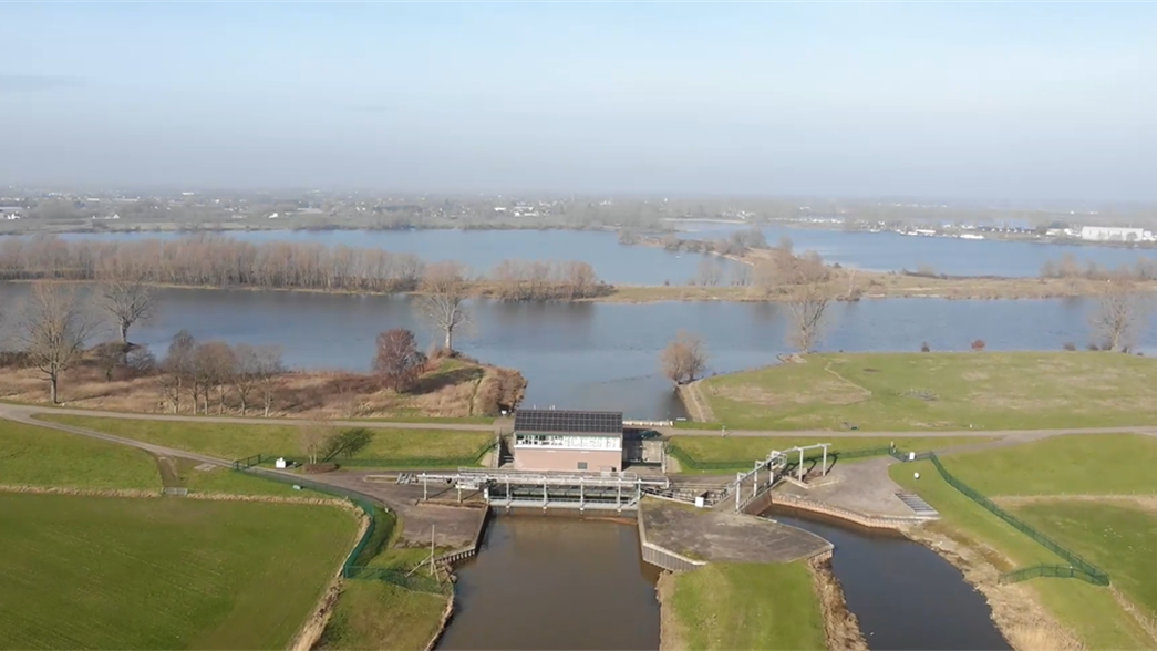 Vismigratie bij gemaal Gewande