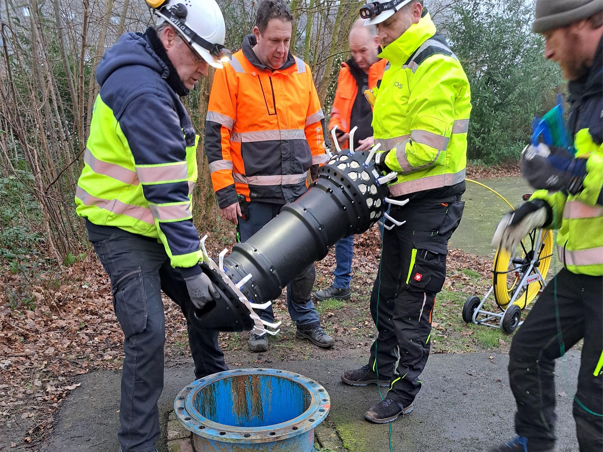 Intelligent pigging op persleiding Berlicum: Van inspecteren kun je leren
