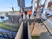 Keersluis geheel dicht