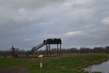 Uitkijktoren langs de waterberging