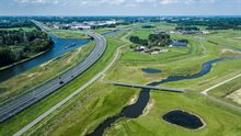 Fietsbrug over de Aa